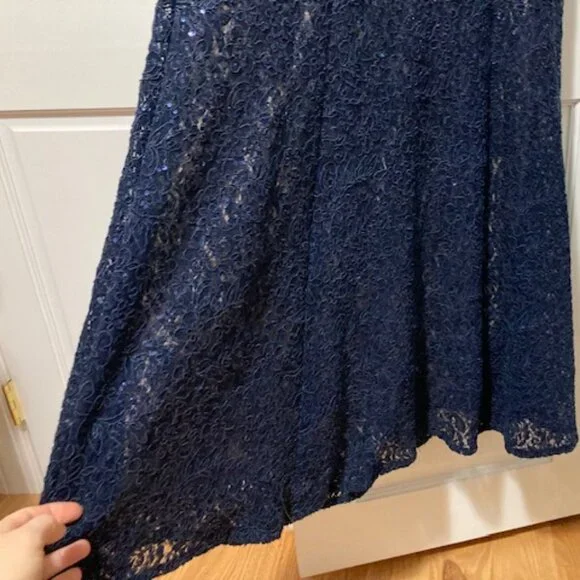 Alex Evenings Navy blue formal dress - Picture 4 of 13